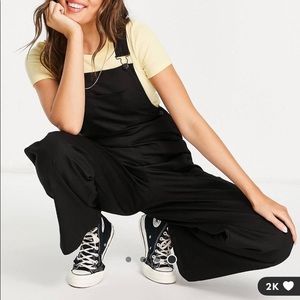 Black overalls